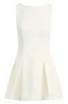 Favorite Daughter Anything Can Happen Pleated Minidress In White