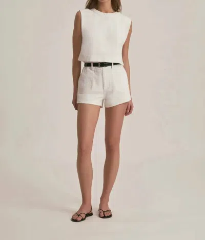 Favorite Daughter Arlo Shorts In Hartford In White