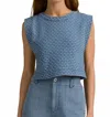 Favorite Daughter Arlo Sleeveless Top In Berlin In Blue