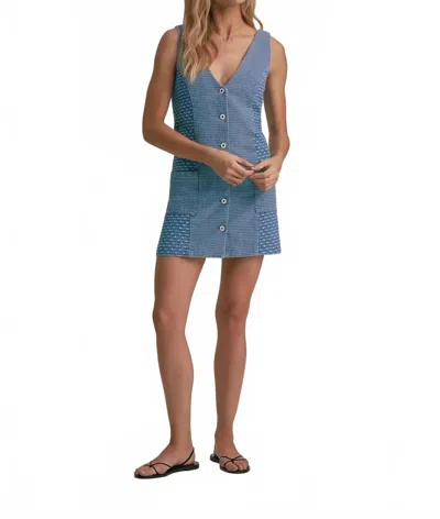 Favorite Daughter Arlo Vest Mini Dress In Blue