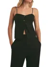Favorite Daughter Bea Straight Pants In Black In Black