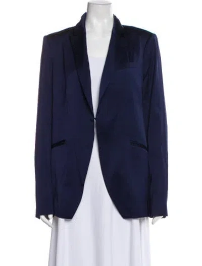 Pre-owned Favorite Daughter Blazer In Blue