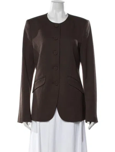 Pre-owned Favorite Daughter Blazer In Brown