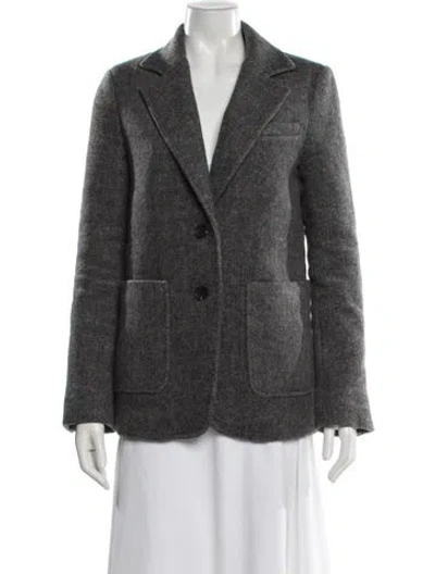 Pre-owned Favorite Daughter Blazer In Gray