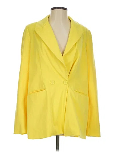 Pre-owned Favorite Daughter Blazer Jacket In Yellow