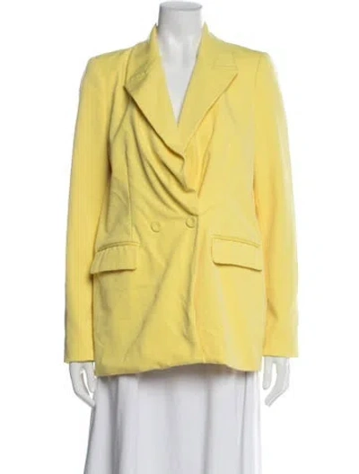 Pre-owned Favorite Daughter Blazer In Yellow