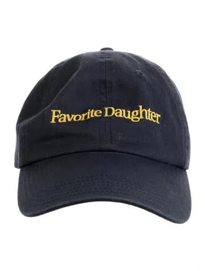 Pre-owned Favorite Daughter Blue Pattern Printed Baseball Cap