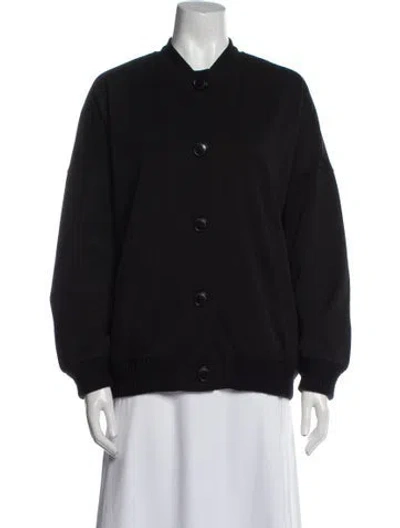 Pre-owned Favorite Daughter Bomber Jacket In Black