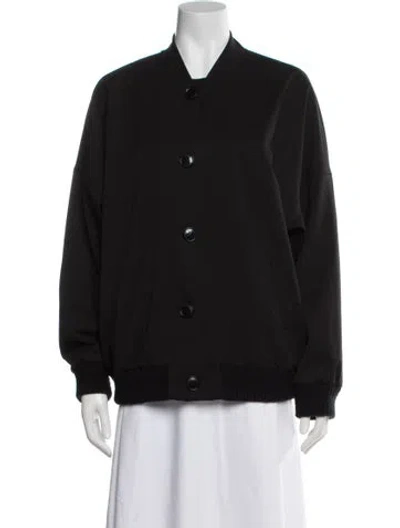 Pre-owned Favorite Daughter Bomber Jacket In Black