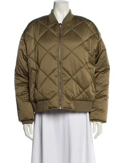 Pre-owned Favorite Daughter Bomber Jacket W/ Tags In Green