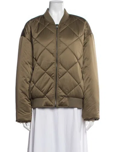 Pre-owned Favorite Daughter Bomber Jacket W/ Tags In Green