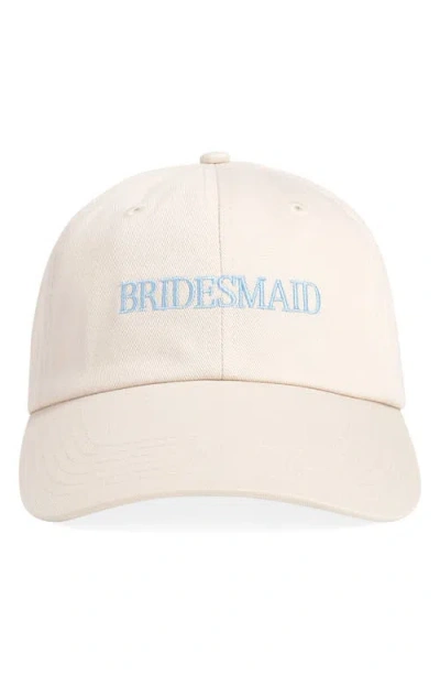 Favorite Daughter Bride Baseball Cap In Neutral
