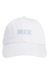 Favorite Daughter Bride Baseball Cap In White