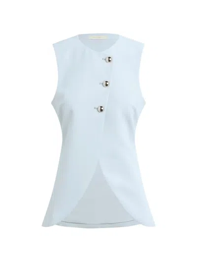 Favorite Daughter Button-up Blouse In Blue