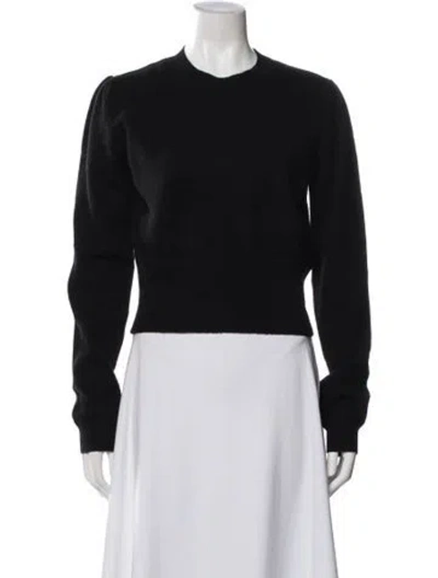 Pre-owned Favorite Daughter Cashmere Crew Neck Sweater In Black