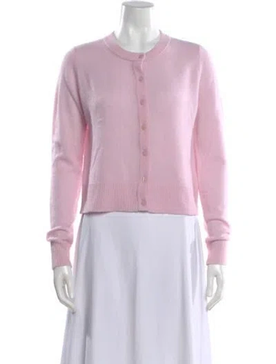 Pre-owned Favorite Daughter Cashmere Crew Neck Sweater In Pink