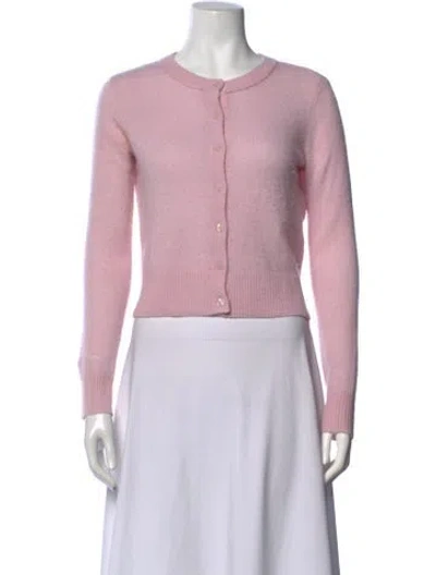 Pre-owned Favorite Daughter Cashmere Crew Neck Sweater In Pink