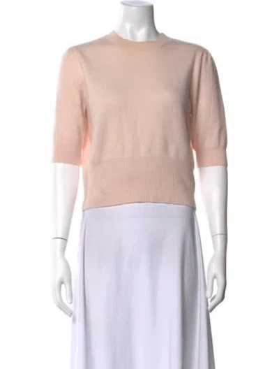 Pre-owned Favorite Daughter Cashmere Crew Neck Top In Pink