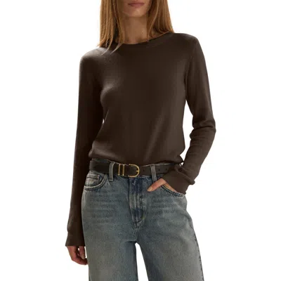 Favorite Daughter Cashmere Crewneck Sweater In Brown