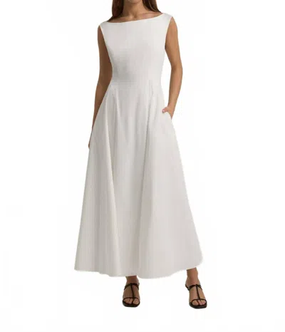 Favorite Daughter Catherine Midi Dress In Bright White