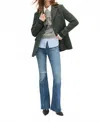 Favorite Daughter City Wool-blend Blazer In Yorkshire Herringbone In Blue