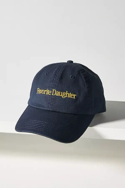Favorite Daughter Classic Logo Baseball Cap In Blue