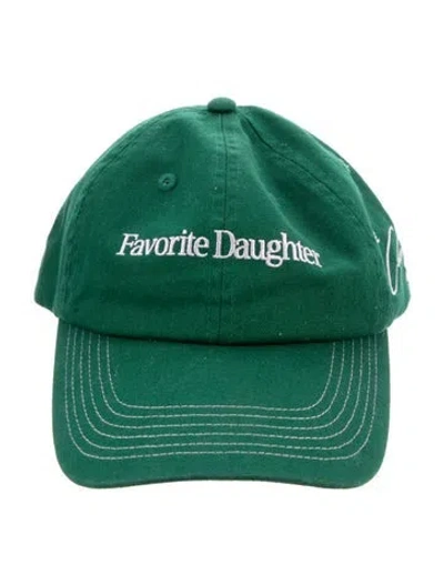 Pre-owned Favorite Daughter Classic Logo Baseball Cap  W/tags In Green