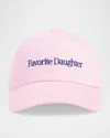 Favorite Daughter Classic Logo Baseball Hat In Pink
