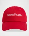 Favorite Daughter Classic Logo Baseball Hat In Red