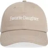 Favorite Daughter Classic Logo Cotton Twill Baseball Cap
