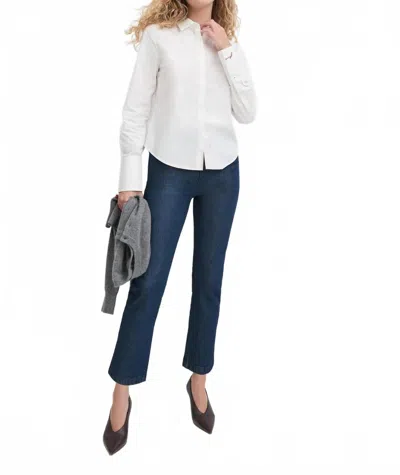 Favorite Daughter Classic Poplin Shirt In White