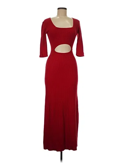 Pre-owned Favorite Daughter Cocktail Dress In Burgundy
