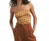 Favorite Daughter Colette Top In Saddle Weave In Multi