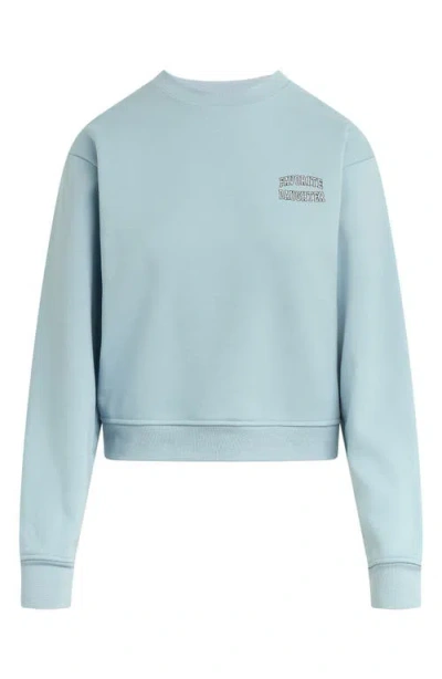 Favorite Daughter Collegiate Cotton Blend Sweatshirt In Blue