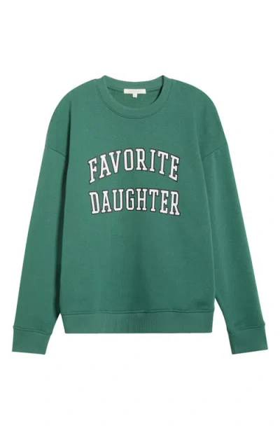 FAVORITE DAUGHTER FAVORITE DAUGHTER COLLEGIATE COTTON BLEND SWEATSHIRT