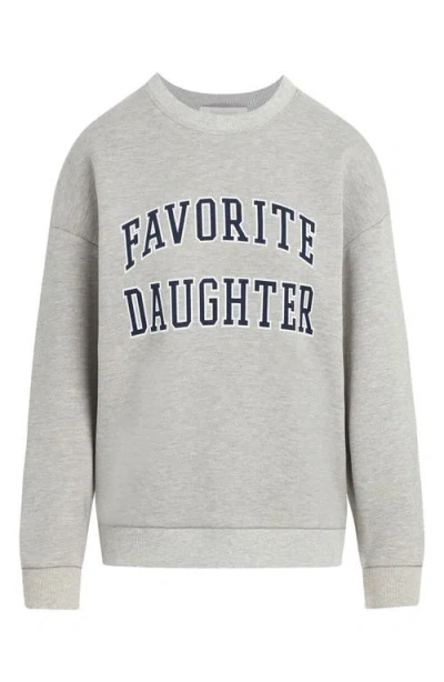 FAVORITE DAUGHTER FAVORITE DAUGHTER COLLEGIATE COTTON BLEND SWEATSHIRT