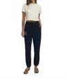 Favorite Daughter The Collegiate Tie Waist Joggers In Blue