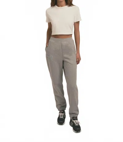 Favorite Daughter Collegiate Joggers In Heather Grey In Gray