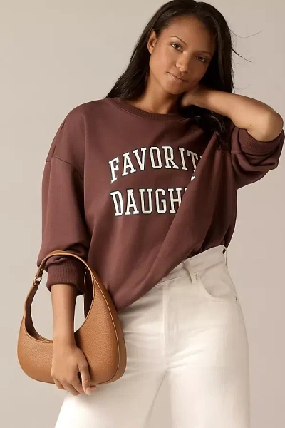 Favorite Daughter Collegiate Sweatshirt In Red
