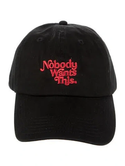 Pre-owned Favorite Daughter Cotton Baseball Cap  W/tags In Black