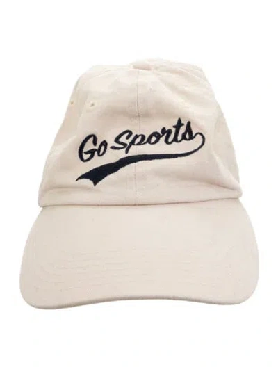 Pre-owned Favorite Daughter Cotton Embroidered Accent Baseball Cap In Black/neutrals