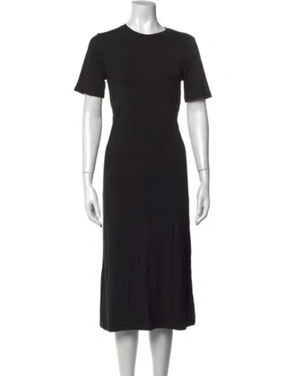 Pre-owned Favorite Daughter Crew Neck Midi Length Dress In Multi