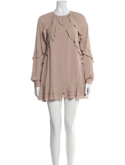 Pre-owned Favorite Daughter Crew Neck Mini Dress W/ Tags In Pink