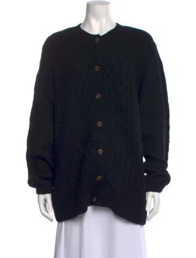Pre-owned Favorite Daughter Crew Neck Sweater In Black
