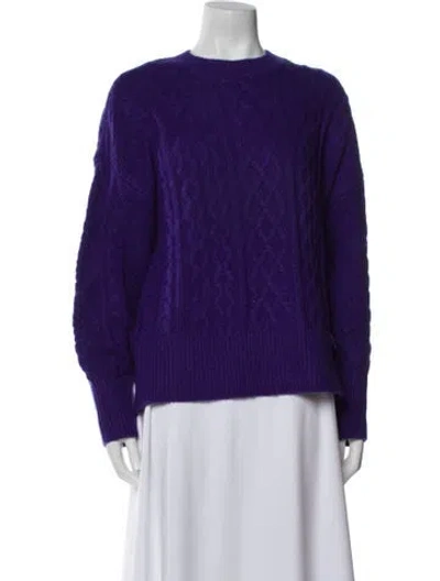 Pre-owned Favorite Daughter Crew Neck Sweater In Blue