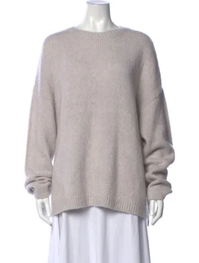 Pre-owned Favorite Daughter Crew Neck Sweater In Grey