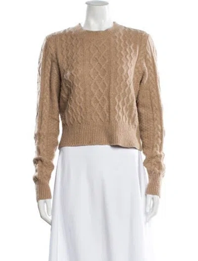 Pre-owned Favorite Daughter Crew Neck Sweater In Neutral
