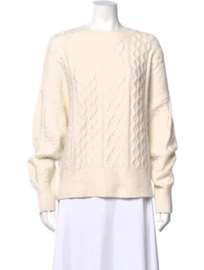 Pre-owned Favorite Daughter Crew Neck Sweater In Neutral