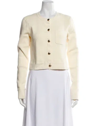 Pre-owned Favorite Daughter Crew Neck Sweater In Neutral