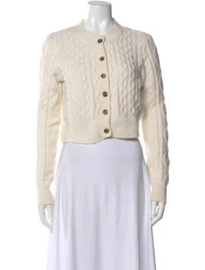 Pre-owned Favorite Daughter Crew Neck Sweater In Neutral
